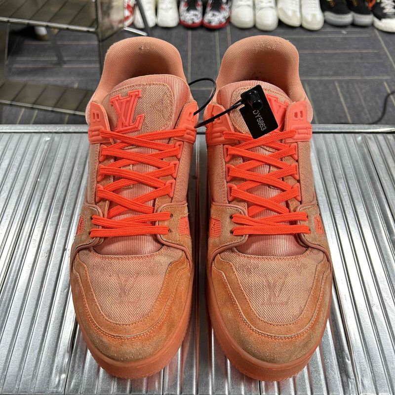Louis Vuitton Virgil Abloh x Louis Vuitton Orange Trainers 0079 Size US 10 / IT 40 - 2 Thumbnail
