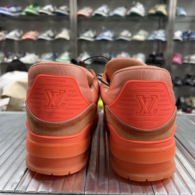 Louis Vuitton Virgil Abloh x Louis Vuitton Orange Trainers 0079 Size US 10 / IT 40 - 3 Thumbnail