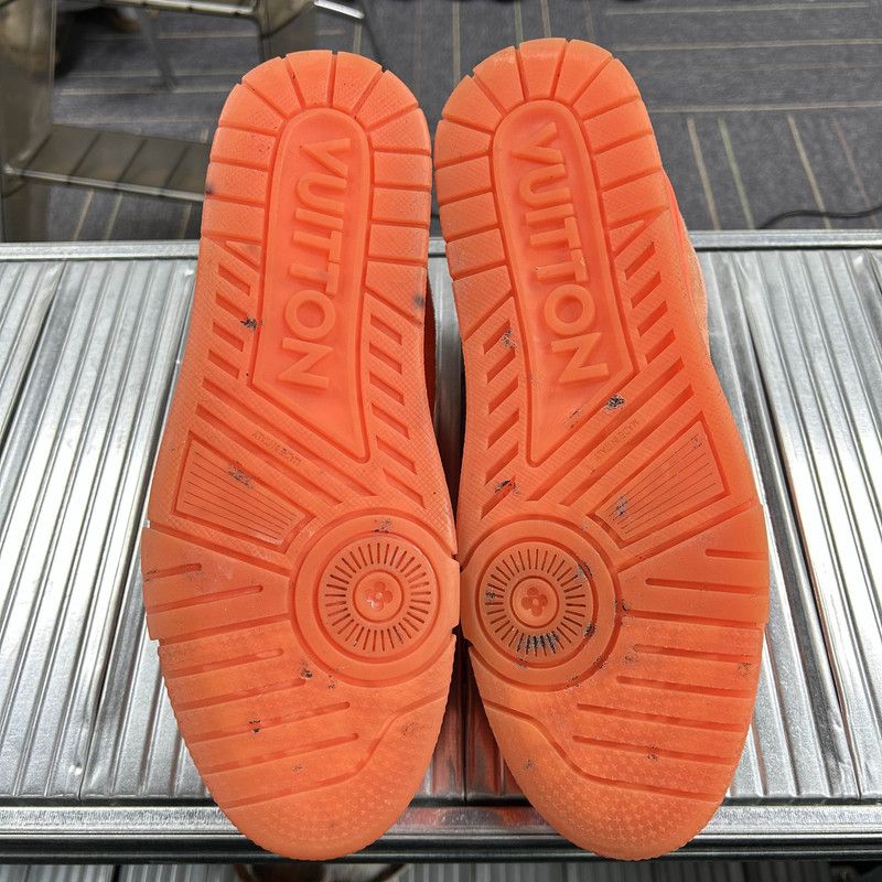 Louis Vuitton Virgil Abloh x Louis Vuitton Orange Trainers 0079 Size US 10 / IT 40 - 4 Thumbnail
