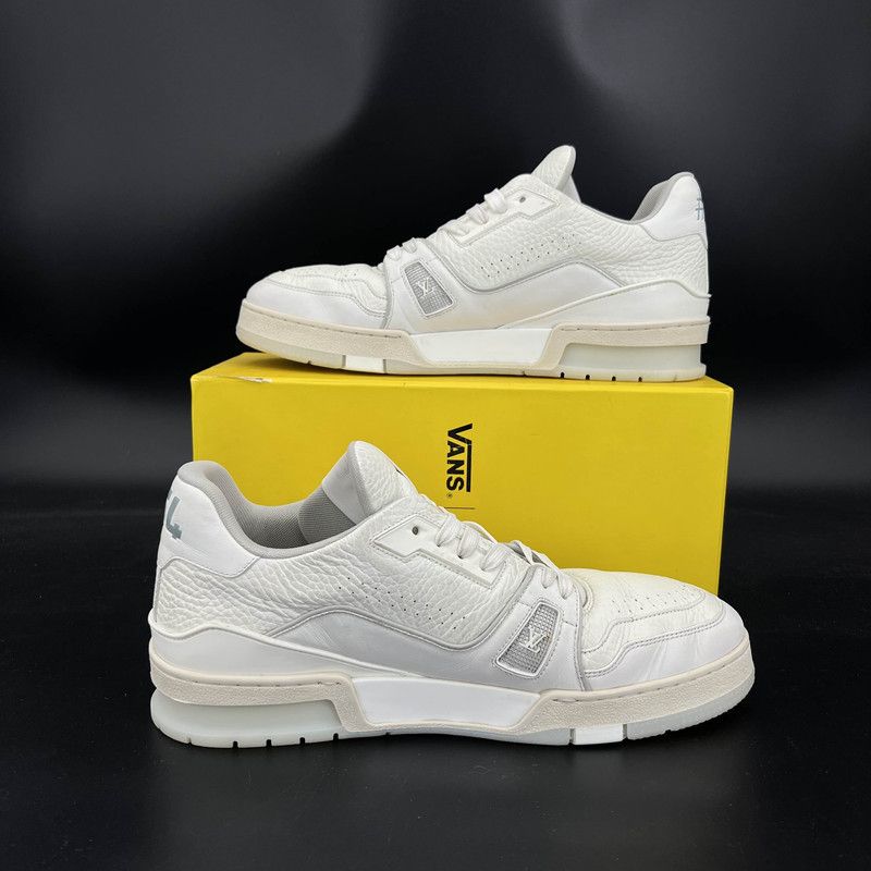 Louis Vuitton Louis Vuitton White Cement Low Top Trainers 0079 Size US 10 / IT 40 - 8 Thumbnail