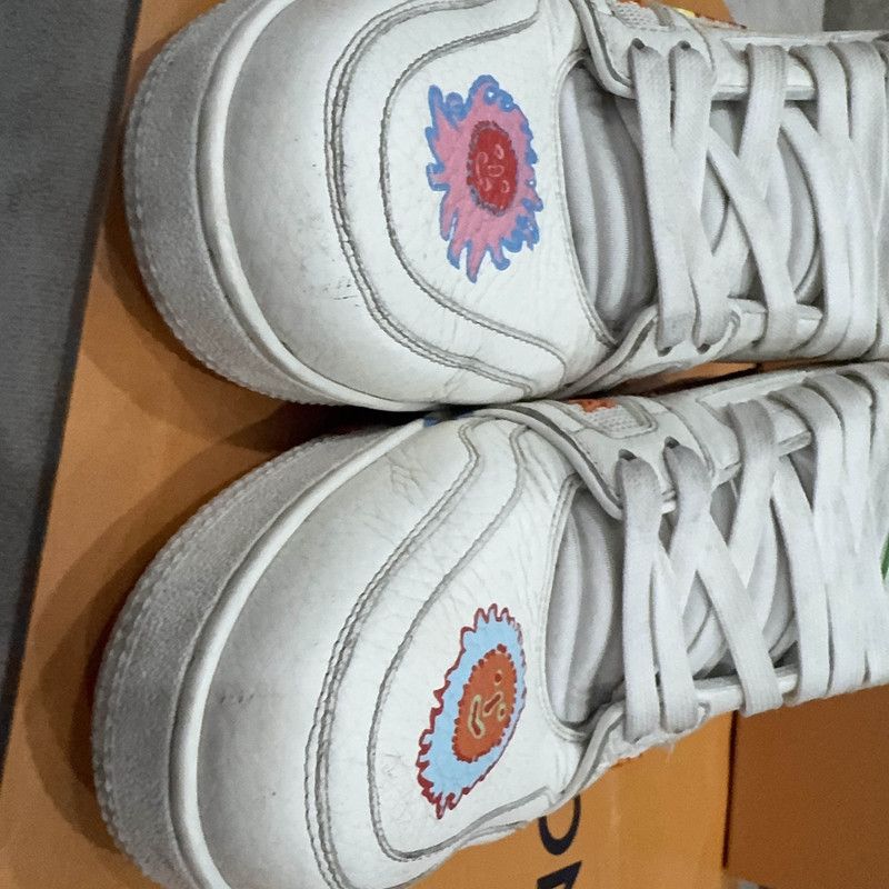 Louis Vuitton Yayoi Kusama x Louis Vuitton Trainer Sneakers 0079 Size US 11 / IT 41 - 9 Thumbnail