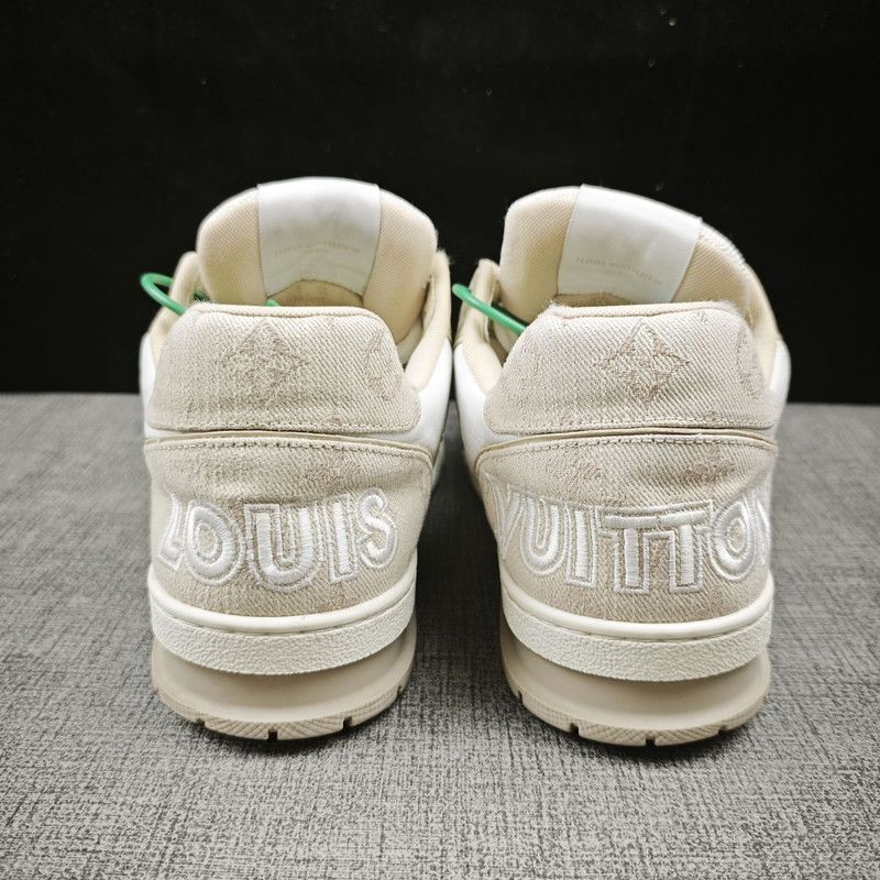 Louis Vuitton Louis Vuitton Trainer Low Top Sneakers in Khaki 0079 Size US 10 / IT 40 - 3 Thumbnail