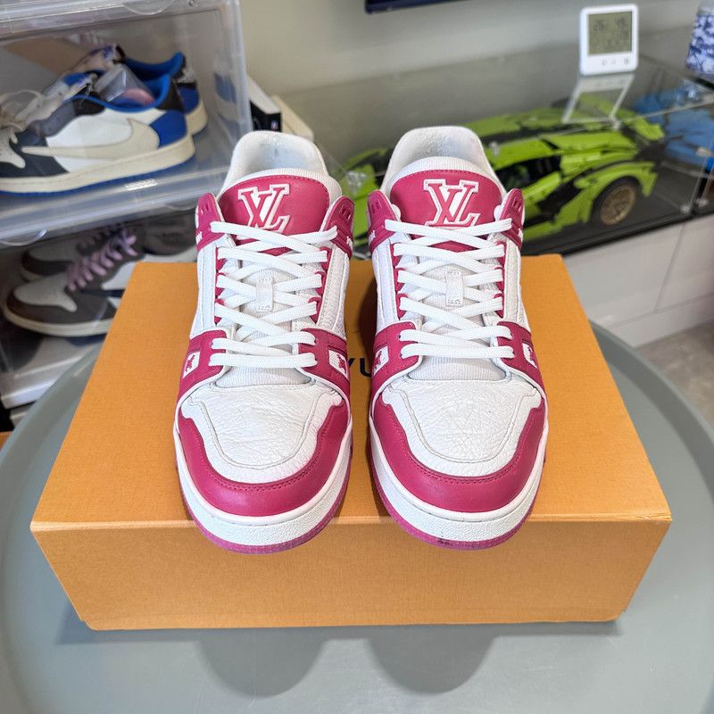 Louis Vuitton Louis Vuitton Trainer Low-Top Fashion Sneakers 0079 Size US 10 / IT 40 - 2 Thumbnail