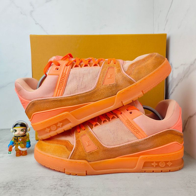 Louis Vuitton Virgil Abloh x Louis Vuitton Orange Trainers 0079 Size US 9 / IT 39 - 9 Thumbnail