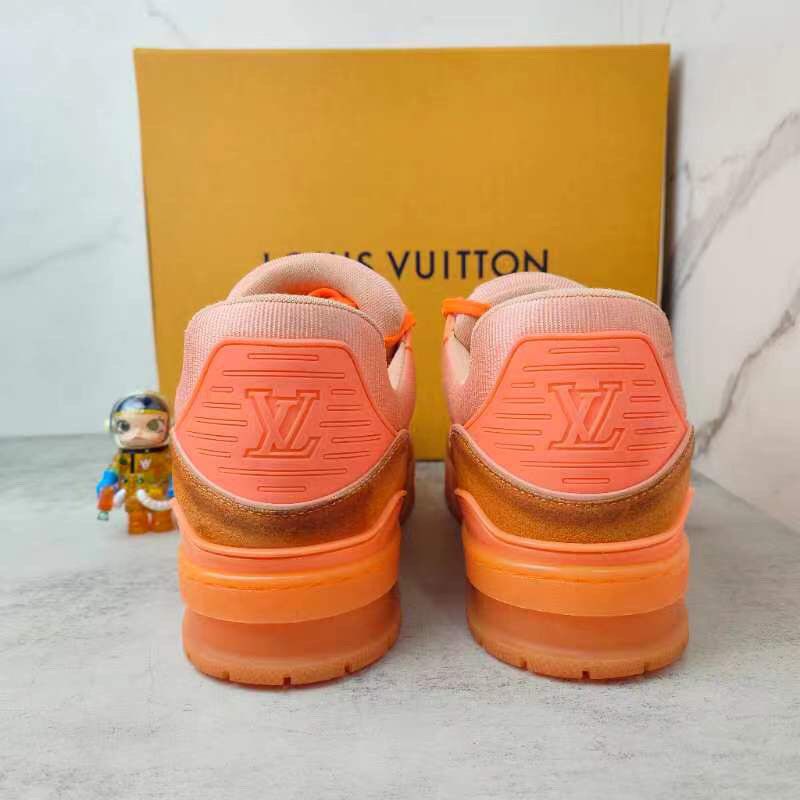Louis Vuitton Virgil Abloh x Louis Vuitton Orange Trainers 0079 Size US 9 / IT 39 - 3 Thumbnail