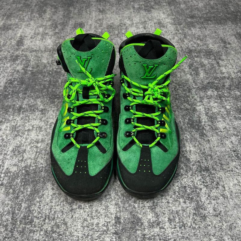 Louis Vuitton Louis Vuitton Green Millenium Ankle Boots 0079 Size US 10 / IT 40 - 2 Thumbnail