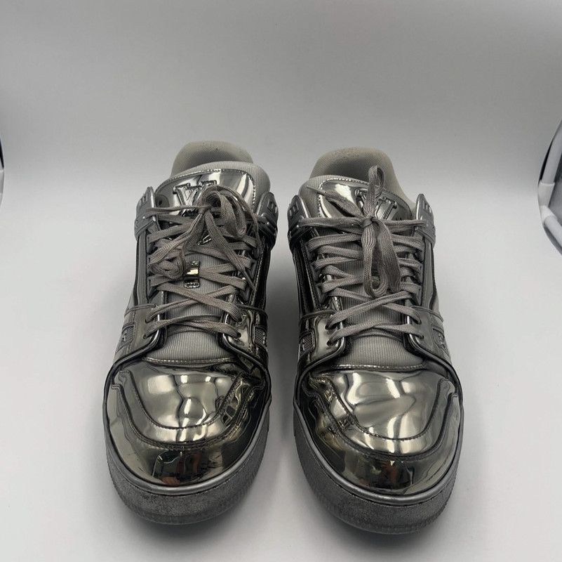 Louis Vuitton Louis Vuitton Trainer Leather Low-Top Sneakers 0079 Size US 11 / IT 41 - 2 Thumbnail