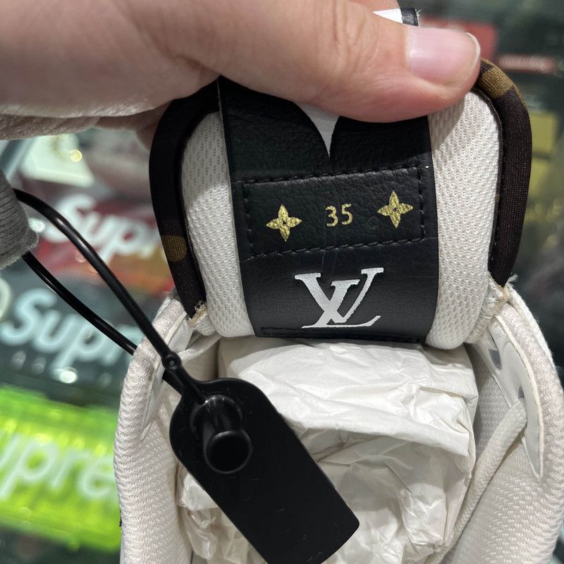 Louis Vuitton Louis Vuitton Charlie White Low-Top Sneakers 0079 Size US 5 / IT 35 - 5 Thumbnail