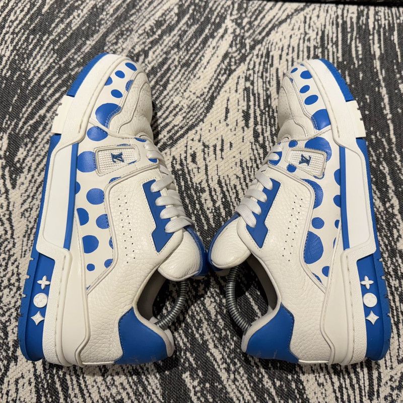 Louis Vuitton Yayoi Kusama x Louis Vuitton Stylish Low-top Trainers 0079 Size US 9 / IT 39 - 6 Thumbnail