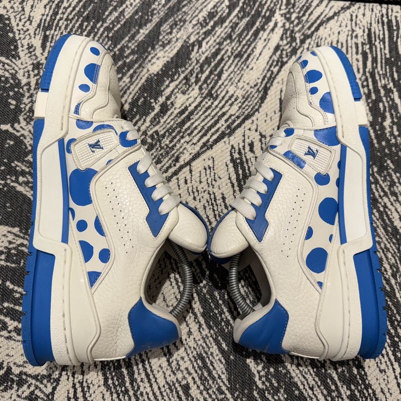 Louis Vuitton Yayoi Kusama x Louis Vuitton Stylish Low-top Trainers 0079 Size US 9 / IT 39 - 7 Thumbnail