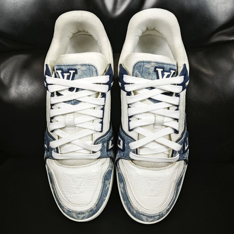 Louis Vuitton Louis Vuitton Denim Low-Top Sneakers for Casual Wear 0079 Size US 9 / IT 39 - 10 Thumbnail