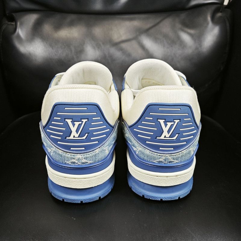 Louis Vuitton Louis Vuitton Denim Low-Top Sneakers for Casual Wear 0079 Size US 9 / IT 39 - 3 Thumbnail
