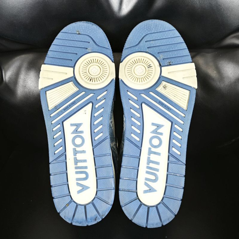 Louis Vuitton Louis Vuitton Denim Low-Top Sneakers for Casual Wear 0079 Size US 9 / IT 39 - 4 Thumbnail