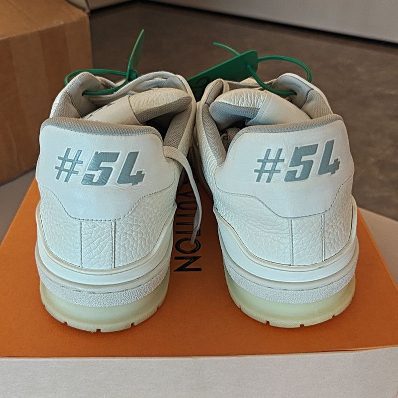 Louis Vuitton Louis Vuitton Trainer Low-top Sneakers in White 0079 Size US 12 / IT 42 - 3 Thumbnail