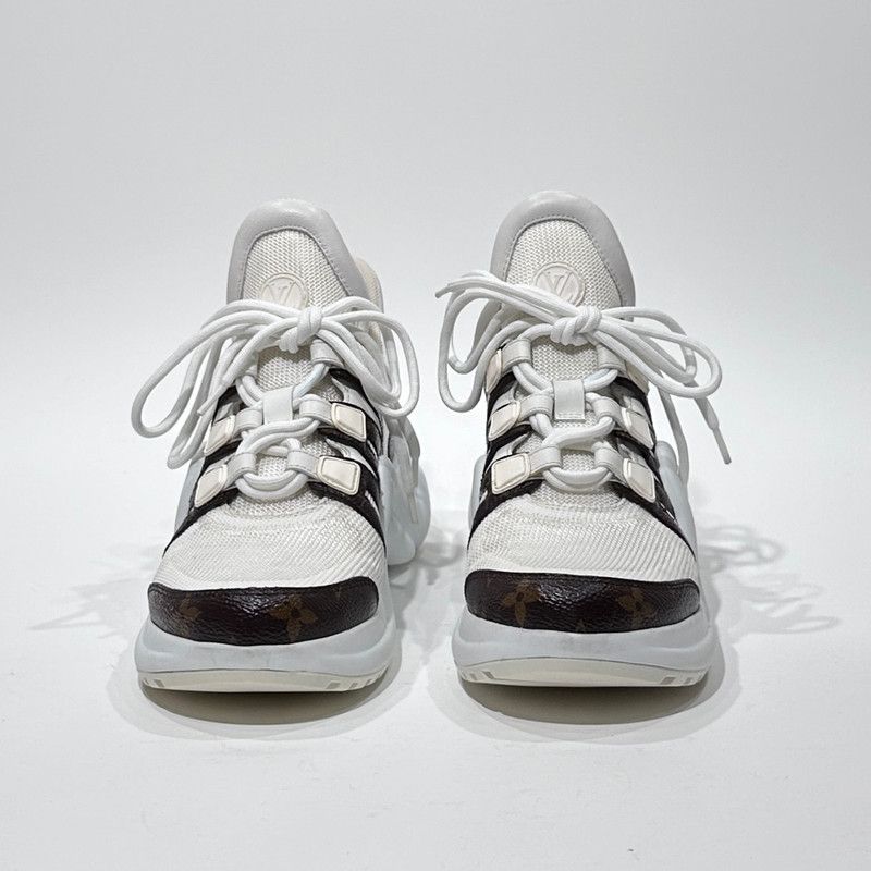 Louis Vuitton Louis Vuitton High-Top Thick Sole Sneakers 0079 Size US 6 / IT 36 - 3 Thumbnail