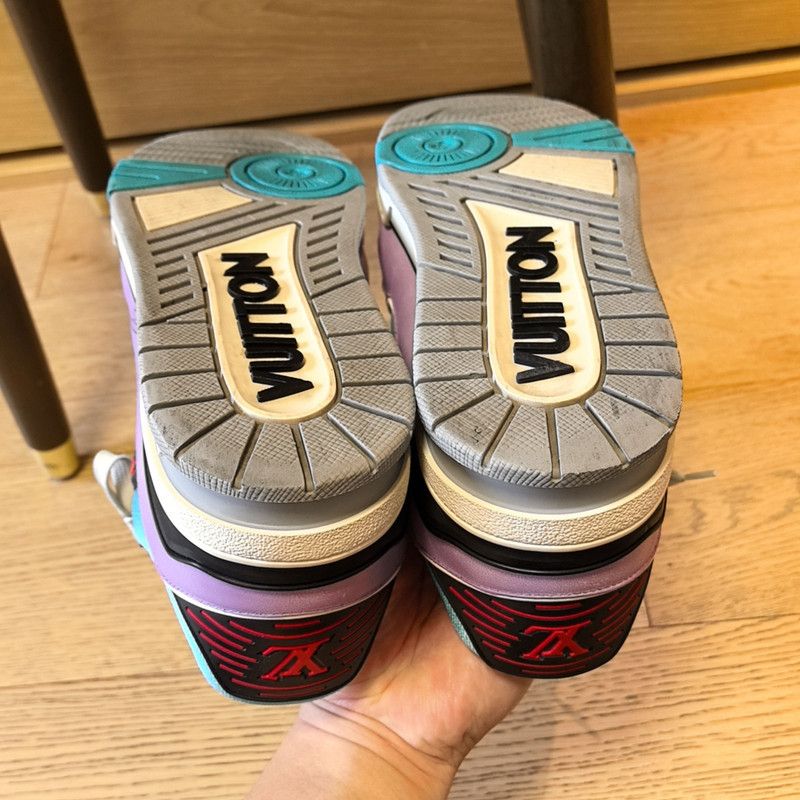 Louis Vuitton Louis Vuitton Colorful Low-Top Trainers for Men 0079 Size US 10 / IT 40 - 7 Thumbnail