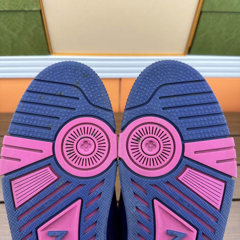 Louis Vuitton Louis Vuitton Stylish Low Top Trainer Sneakers 0079 Size US 9 / IT 39 - 9 Thumbnail