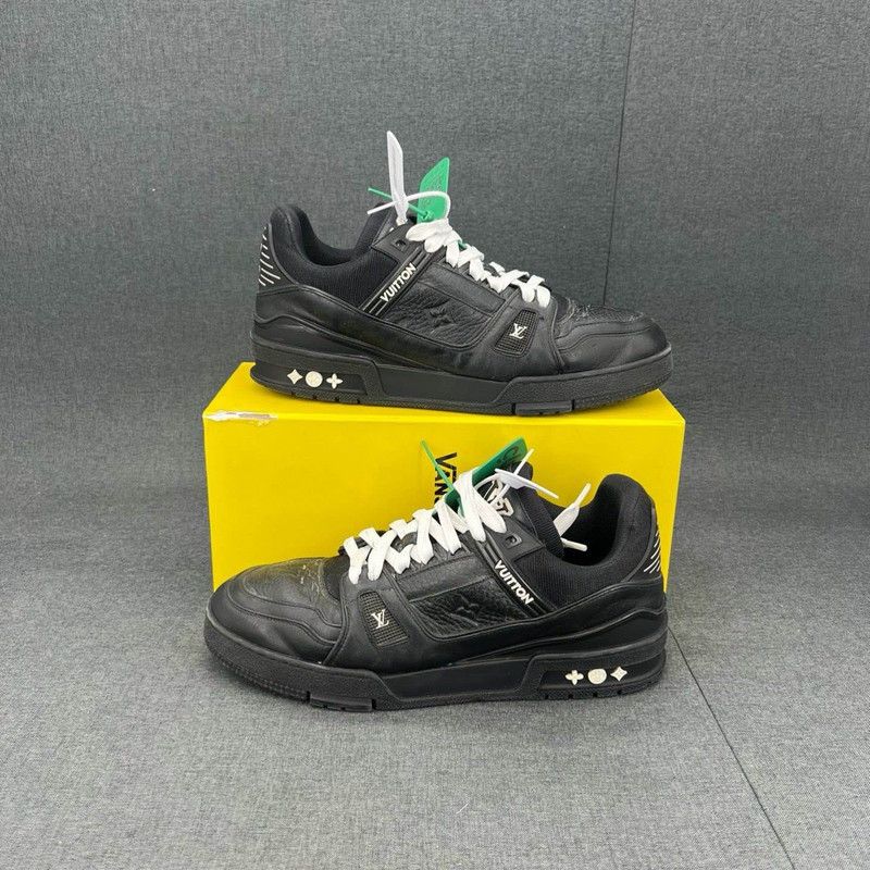 Louis Vuitton Louis Vuitton Trainer Leather Low-Top Sneakers 0079 Size US 9 / IT 39 - 8 Thumbnail