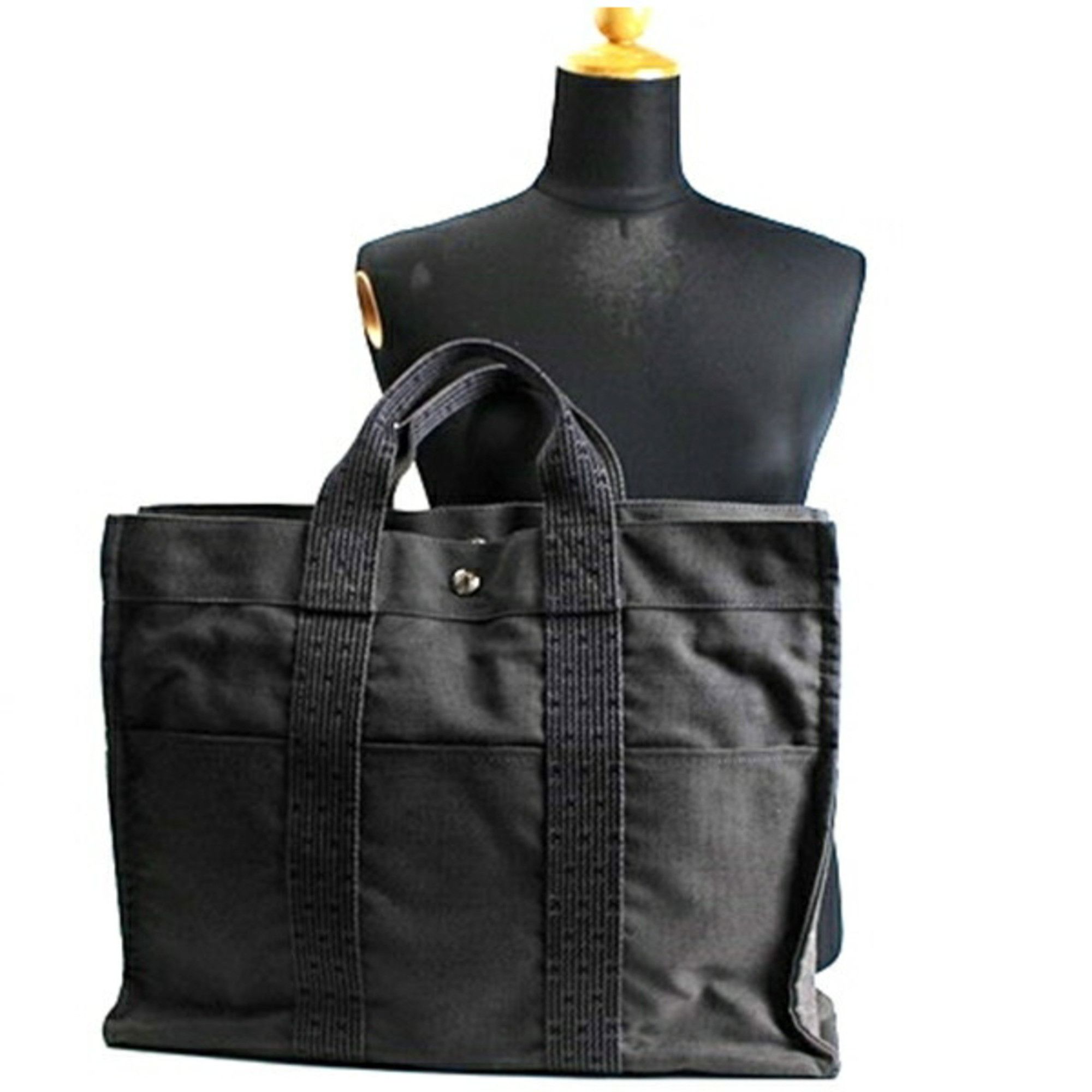 Hermes Hermes Hermès Air Line MM Canvas Tote Bag, Gray, for Men and Women Size ONE SIZE - 4 Thumbnail