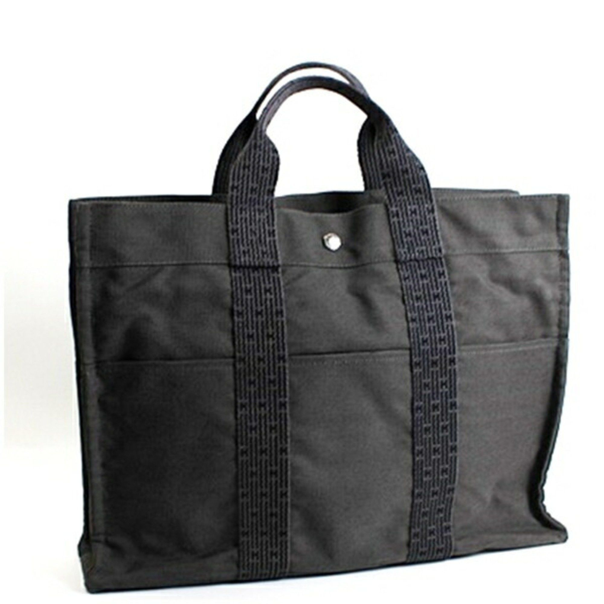 Hermes Hermes Hermès Air Line MM Canvas Tote Bag, Gray, for Men and Women Size ONE SIZE - 2 Thumbnail