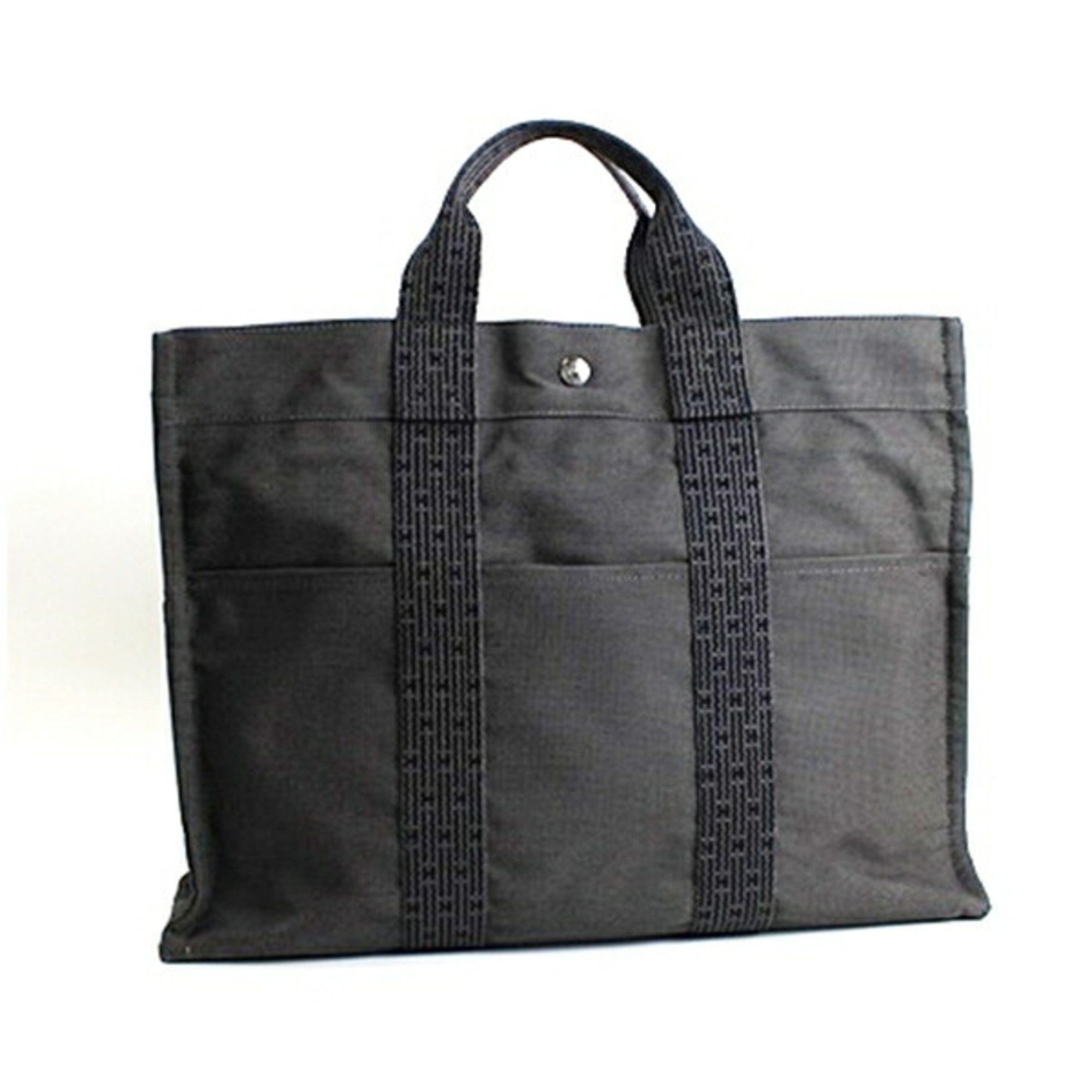 Hermes Hermes Hermès Air Line MM Canvas Tote Bag, Gray, for Men and Women Size ONE SIZE - 3 Thumbnail
