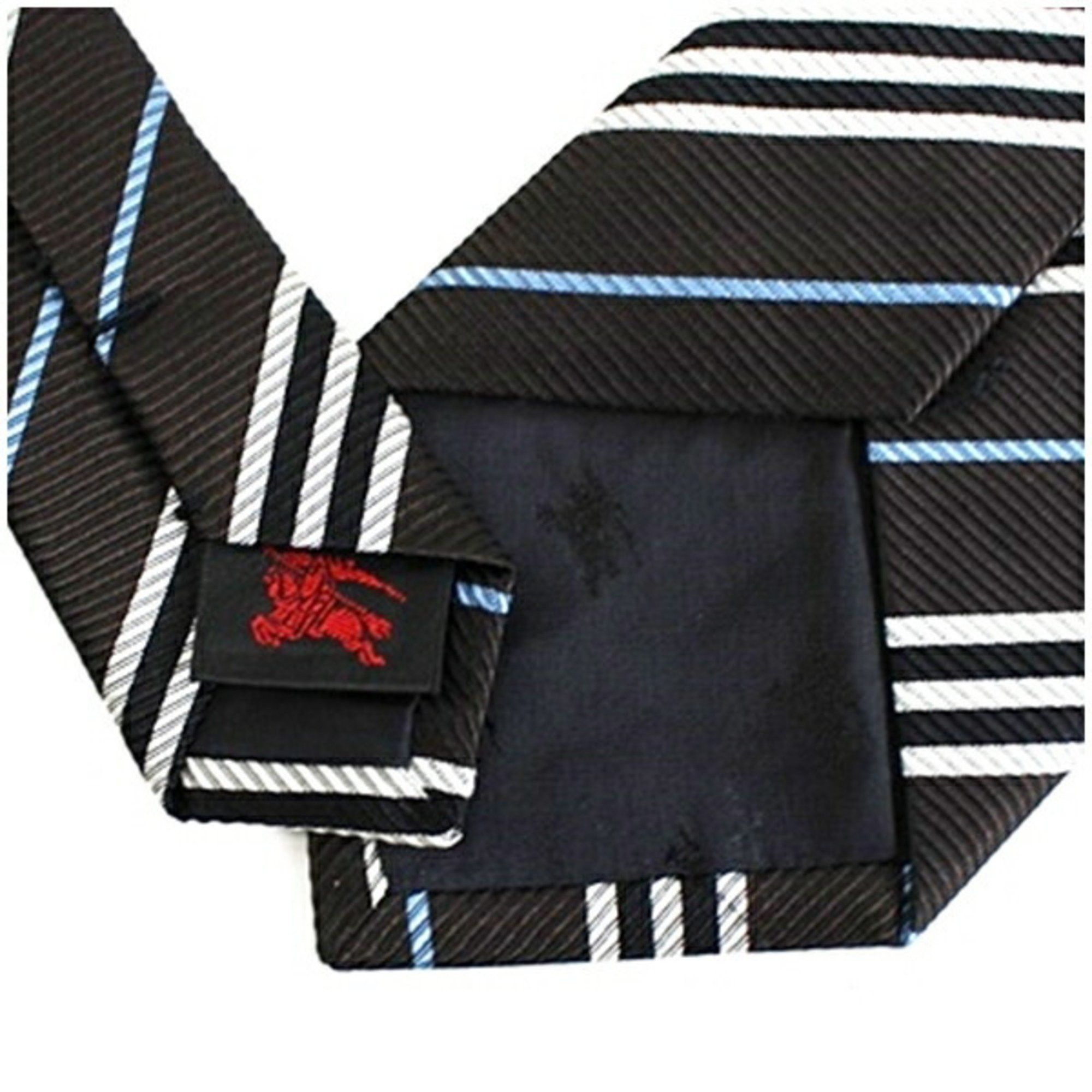 Burberry Burberry Black Label Silk Tie Stripe BURBERRY BLACK LABEL Men's Size ONE SIZE - 5 Thumbnail