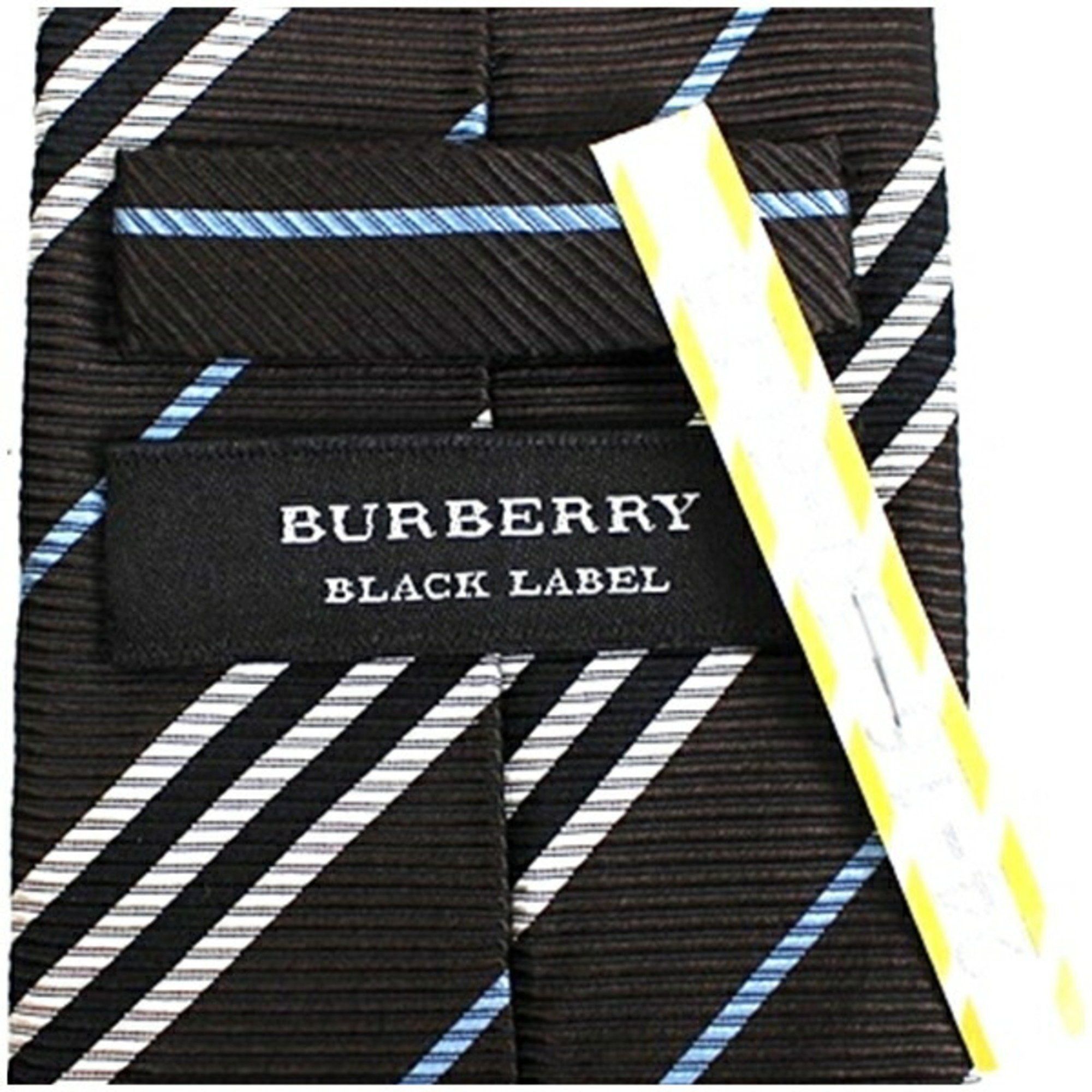 Burberry Burberry Black Label Silk Tie Stripe BURBERRY BLACK LABEL Men's Size ONE SIZE - 4 Thumbnail