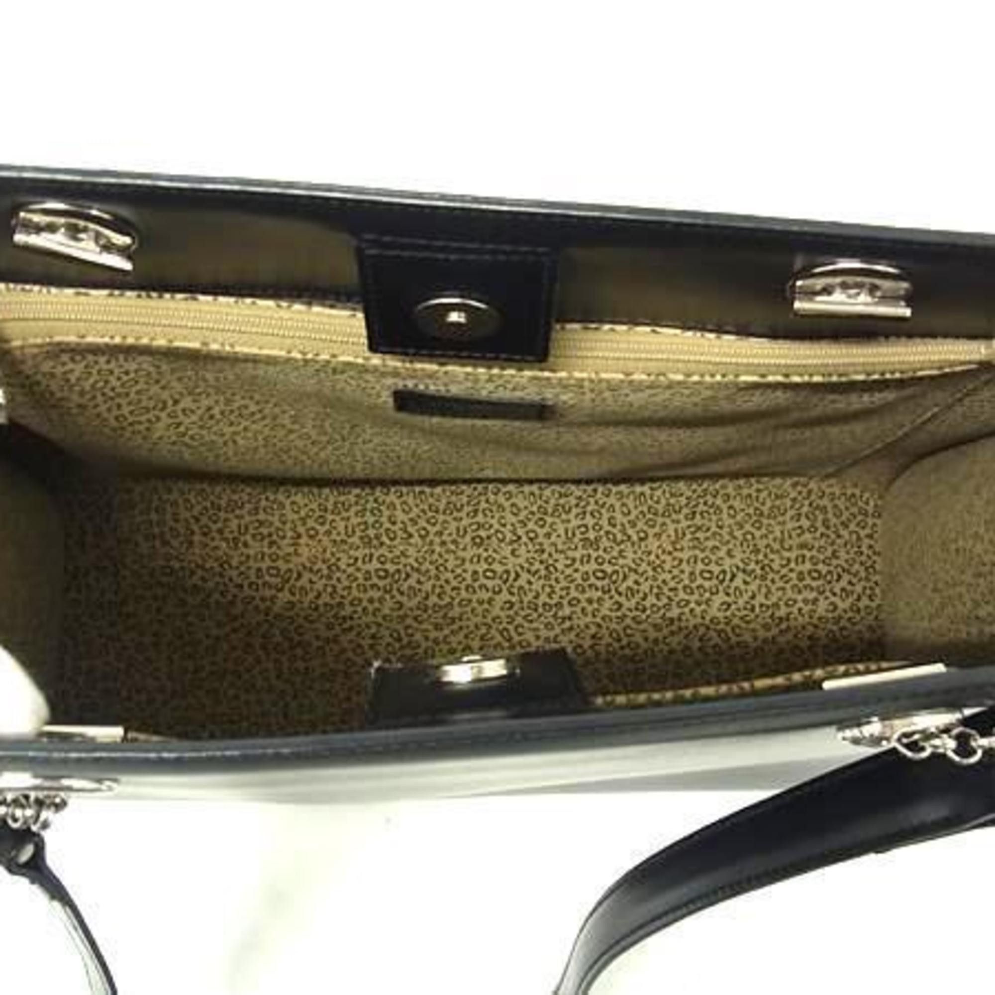 Cartier Cartier Panther Shoulder Tote Bag L100360 Black Leather Women's Size ONE SIZE - 5 Thumbnail