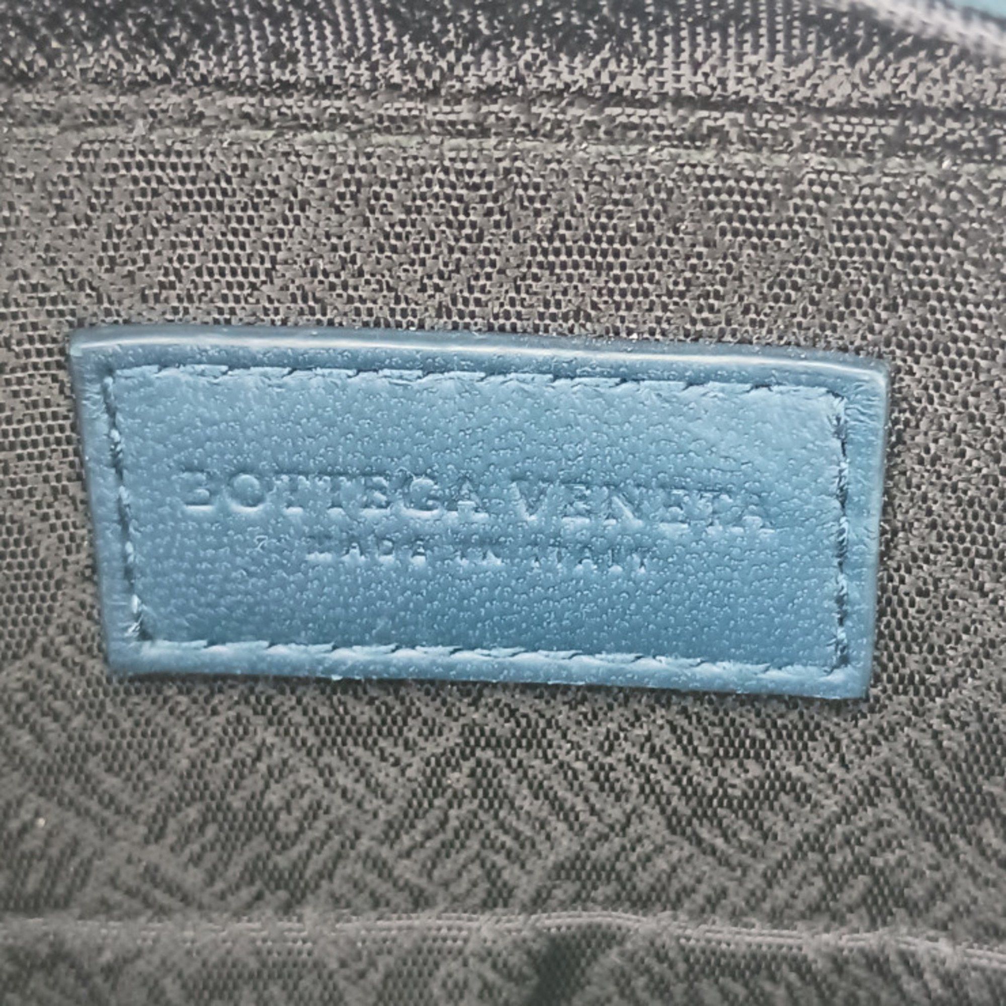 Bottega Veneta BOTTEGA VENETA Intrecciato Small The Valve Shoulder/Crossbody Bag 592692 VO0BI Blue Leather for Men and Women Size ONE SIZE - 8 Thumbnail