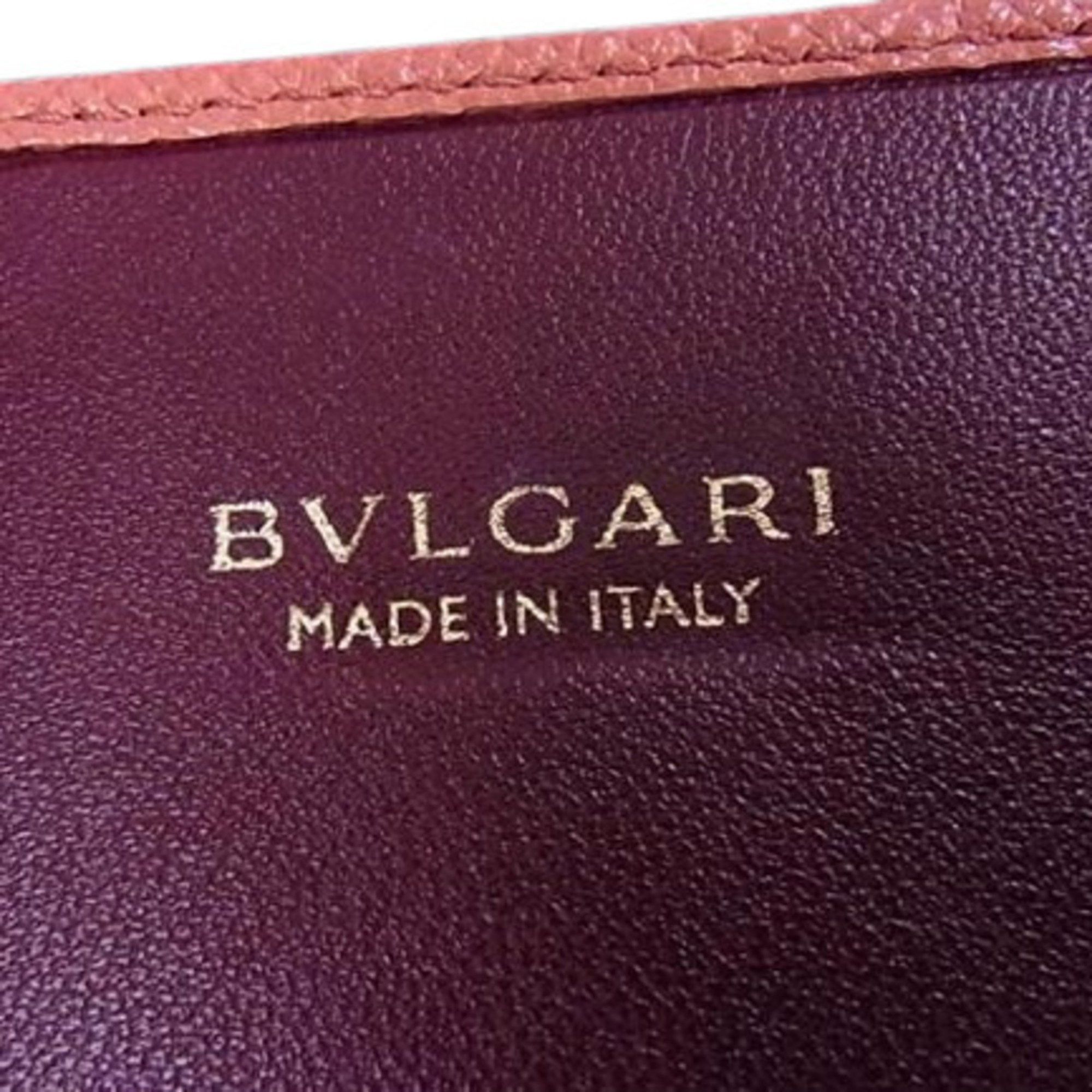 Bvlgari BVLGARI Wallet - Orange Leather Women's Tri-fold Clip Size ONE SIZE - 6 Thumbnail