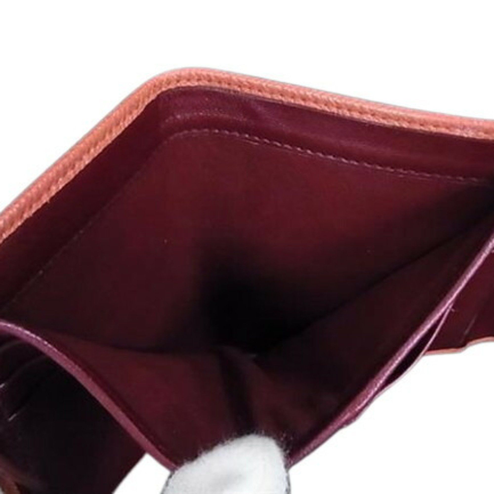 Bvlgari BVLGARI Wallet - Orange Leather Women's Tri-fold Clip Size ONE SIZE - 7 Thumbnail