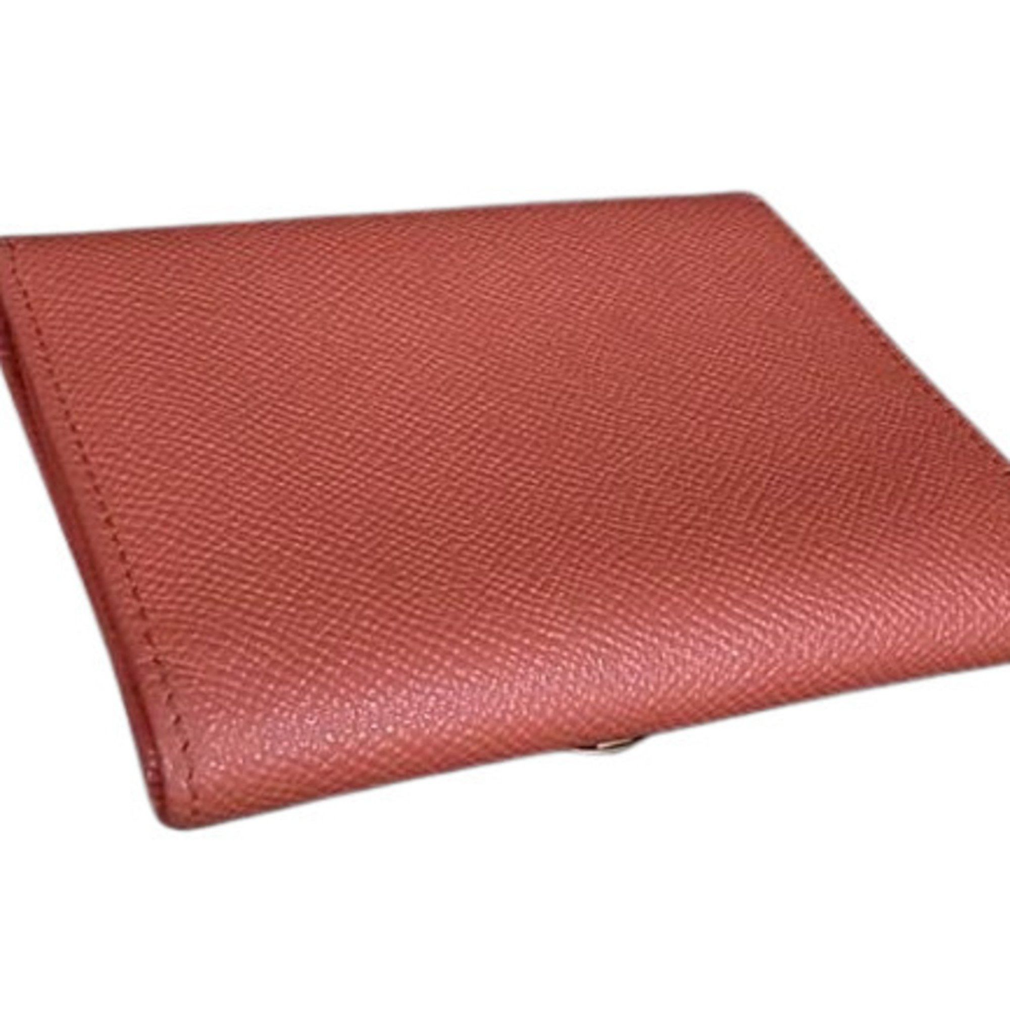 Bvlgari BVLGARI Wallet - Orange Leather Women's Tri-fold Clip Size ONE SIZE - 2 Thumbnail