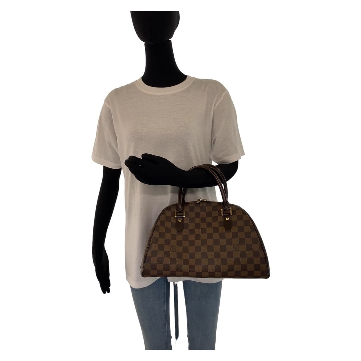 Louis Vuitton Louis Vuitton Louis Vuitton RIVIERA MM Damier Handbag Canvas Tote Bag N41434 DUTY FREE for USA Size ONE SIZE - 4 Thumbnail