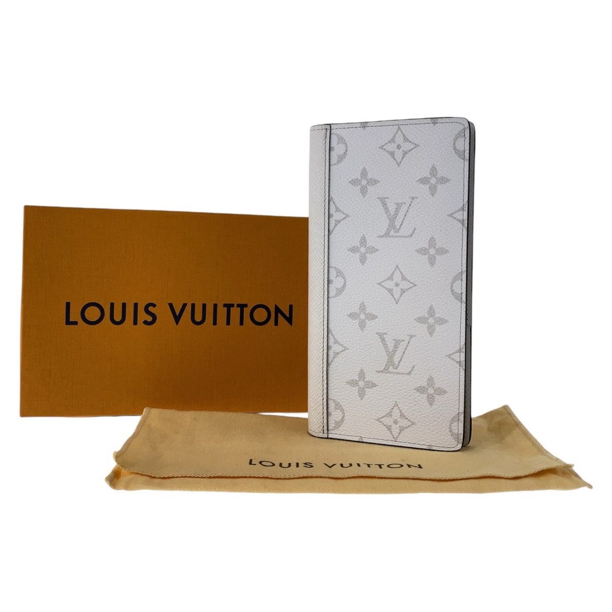 Louis Vuitton Louis Vuitton Louis Vuitton Portefeuille Brazza Taigarama Long Wallet Canvas Long Wallet M30298 DUTY FREE for USA Size ONE SIZE - 10 Thumbnail