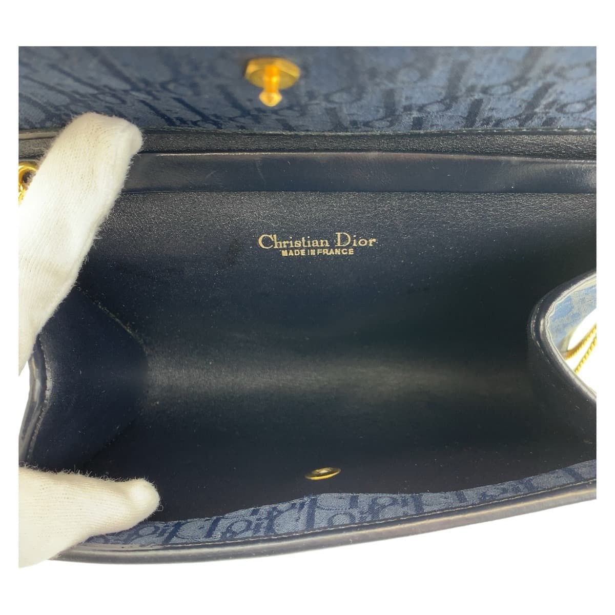 Dior Dior Dior Trotter Canvas 2way Bag Canvas Shoulder Bag DUTY FREE for USA Size ONE SIZE - 7 Thumbnail