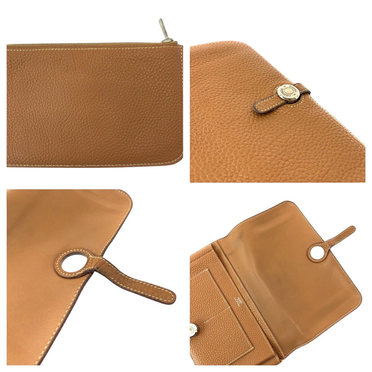 Hermes Hermes Hermes Dogon GM Togo Long Wallet Leather Long Wallet DUTY FREE for USA Size ONE SIZE - 6 Thumbnail
