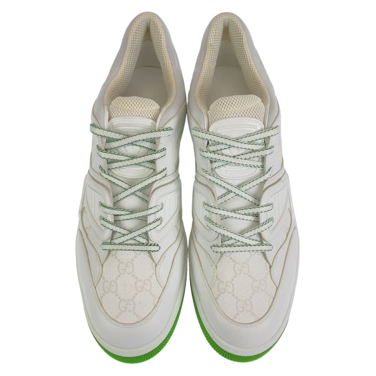 Gucci Gucci Gucci Basket GG Canvas Leather Sneakers Canvas Shoes DUTY FREE for USA Size ONE SIZE - 3 Thumbnail