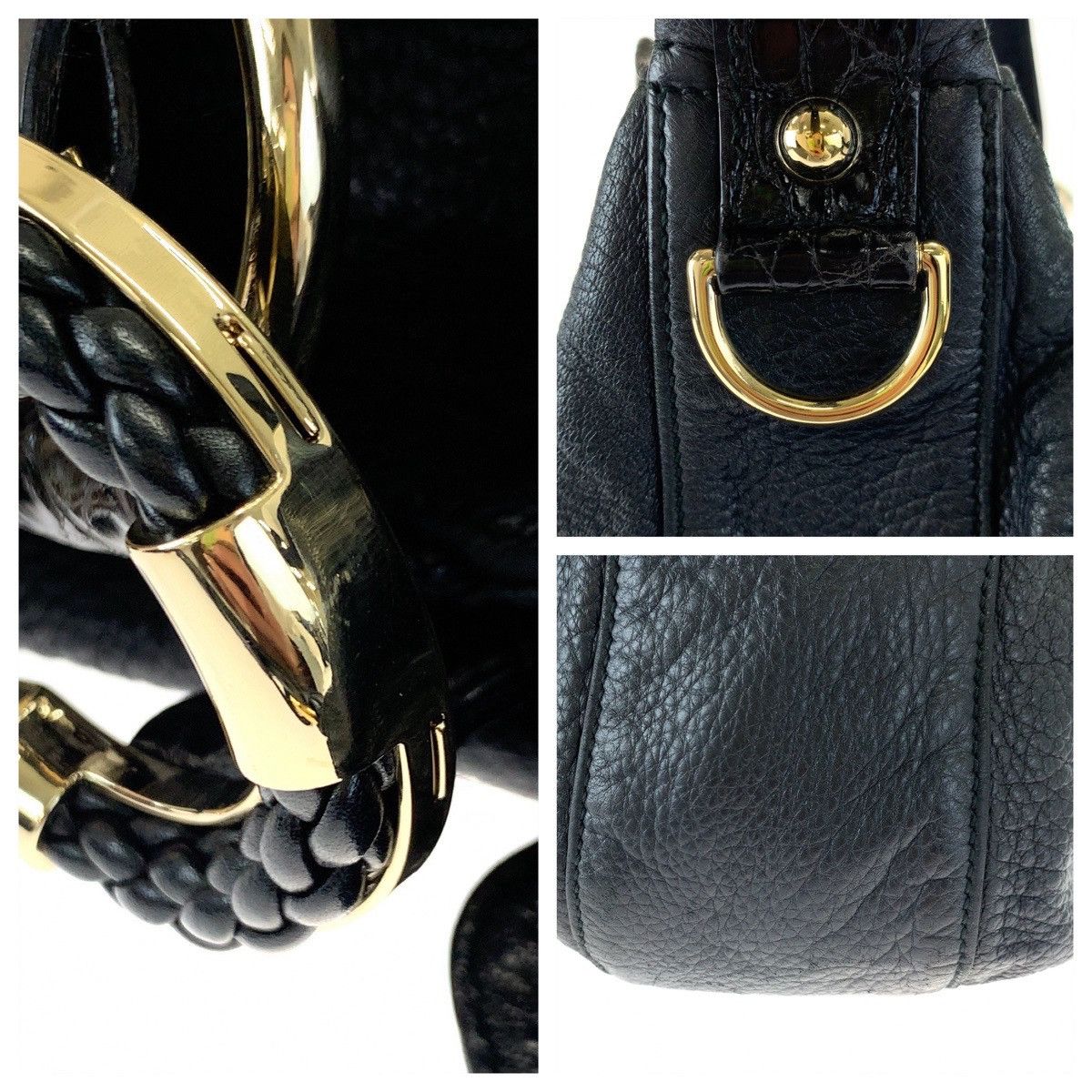 Gucci Gucci Gucci G Wave Embossed Leather Shoulder Bag Leather Shoulder Bag 232931 DUTY FREE for USA Size ONE SIZE - 5 Thumbnail