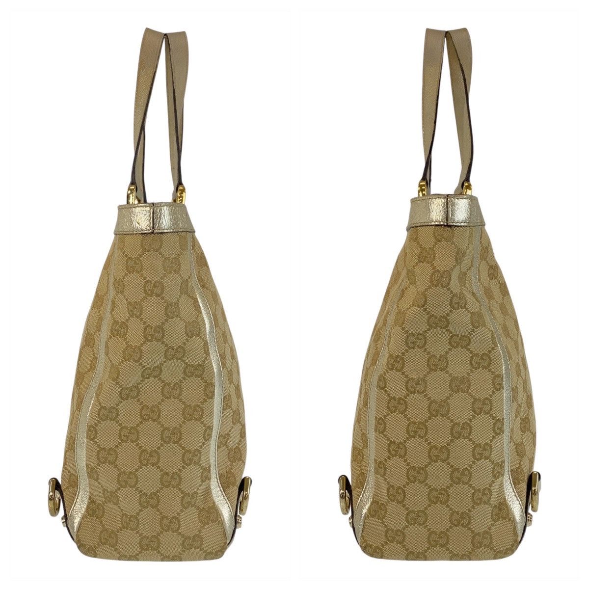 Gucci Gucci Gucci Abbey GG Canvas Leather 2way Bag Canvas Shoulder Bag 141472 DUTY FREE for USA Size ONE SIZE - 5 Thumbnail