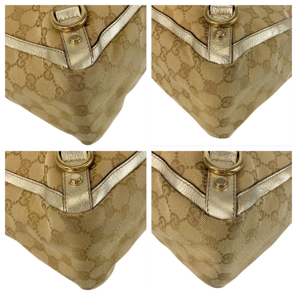 Gucci Gucci Gucci Abbey GG Canvas Leather 2way Bag Canvas Shoulder Bag 141472 DUTY FREE for USA Size ONE SIZE - 4 Thumbnail