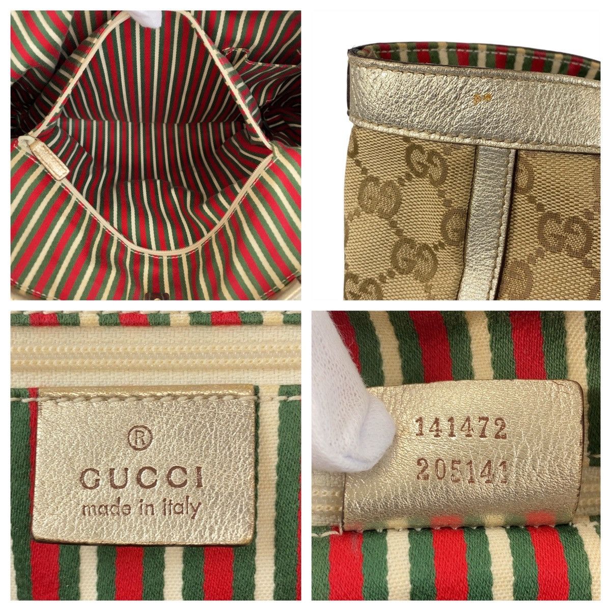 Gucci Gucci Gucci Abbey GG Canvas Leather 2way Bag Canvas Shoulder Bag 141472 DUTY FREE for USA Size ONE SIZE - 10 Thumbnail