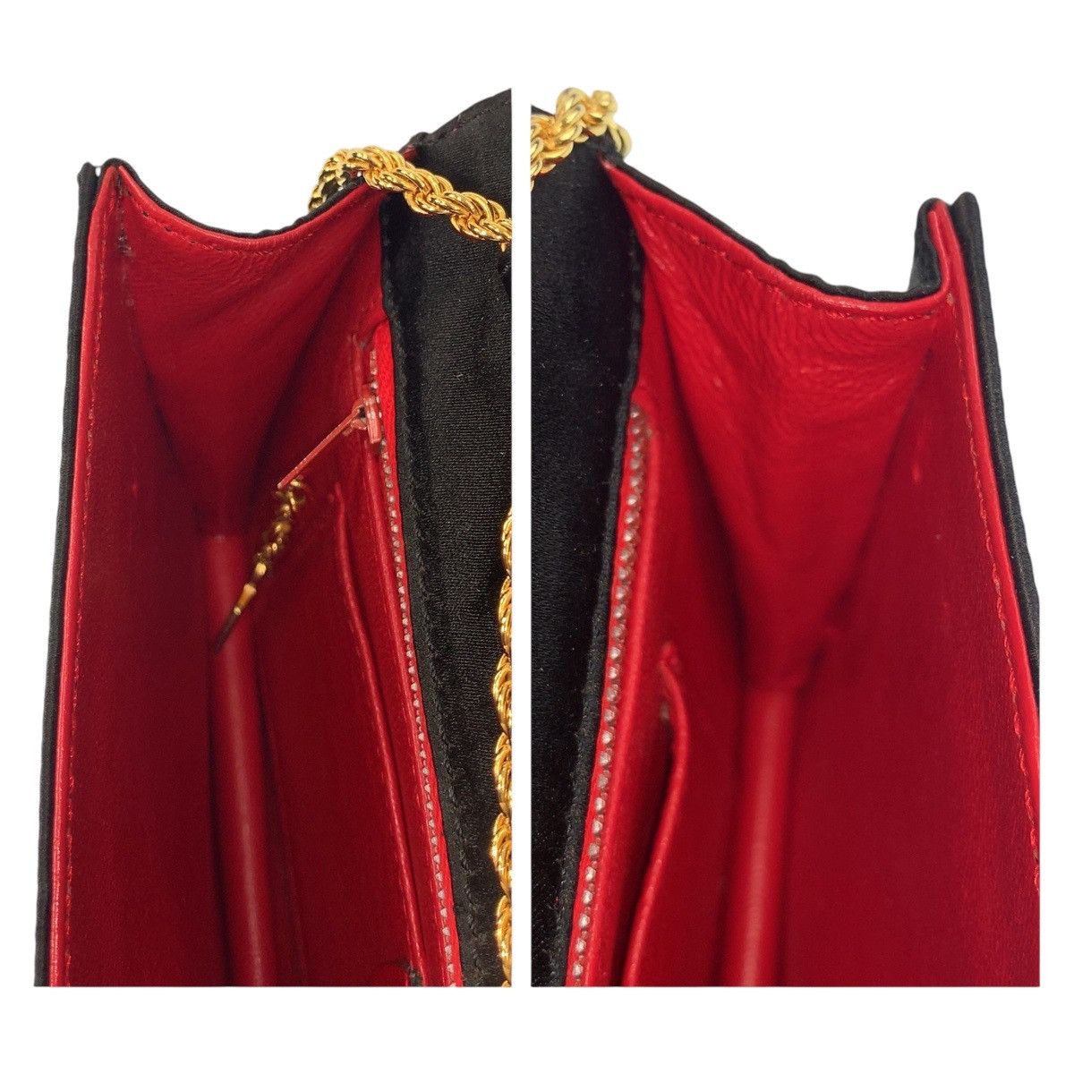 Celine Celine Celine Triomphe Blason Satin Chain Shoulder Bag Others Shoulder Bag DUTY FREE for USA Size ONE SIZE - 5 Thumbnail