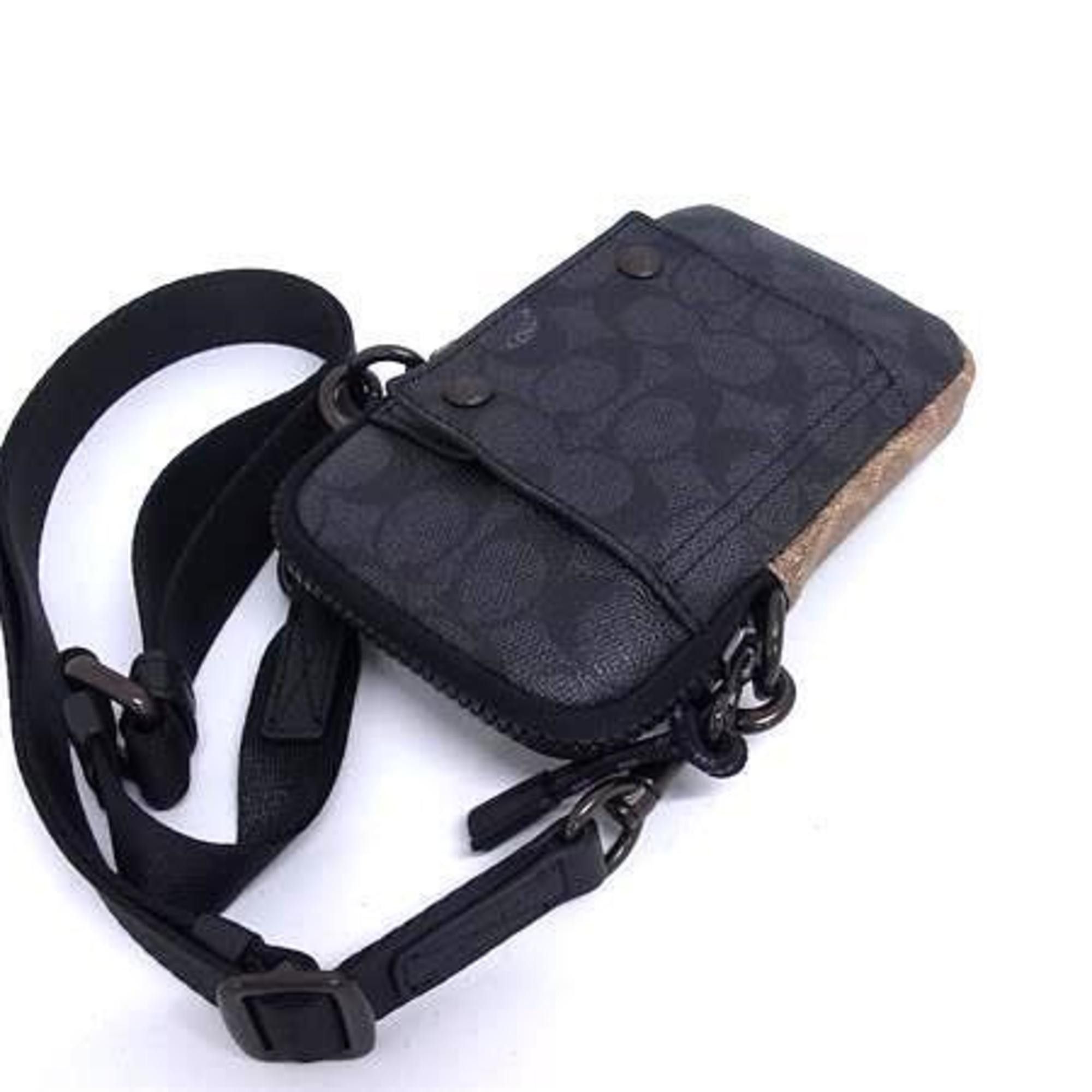 Coach COACH Pacer Convertible Shoulder Bag 4959 in Gray, Black, Beige, and White Leather for Men Women, Signature Size ONE SIZE - 2 Thumbnail