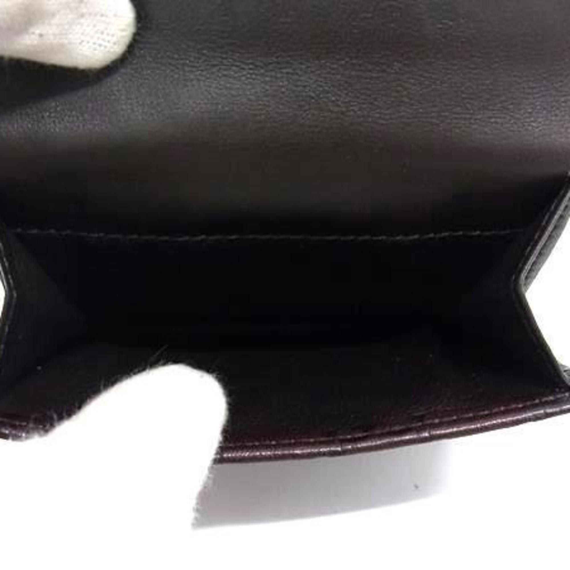 Gucci GUCCI Guccissima Bifold Wallet 112716 1147 Brown Leather Women's Size ONE SIZE - 5 Thumbnail