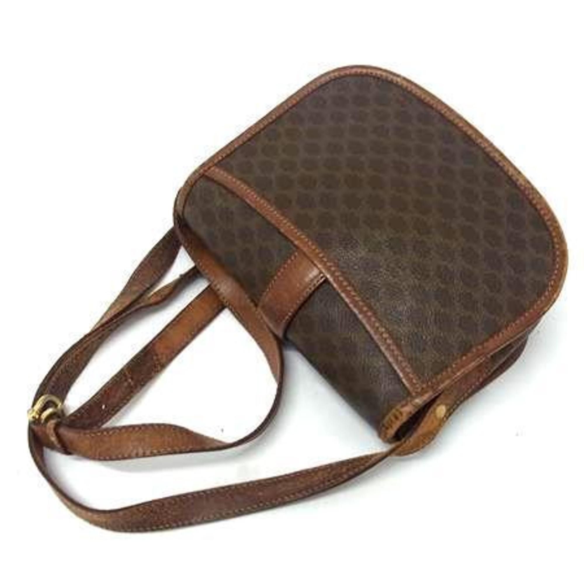 Celine CELINE Macadam Shoulder Bag - Brown Leather for Men and Women Size ONE SIZE - 3 Thumbnail