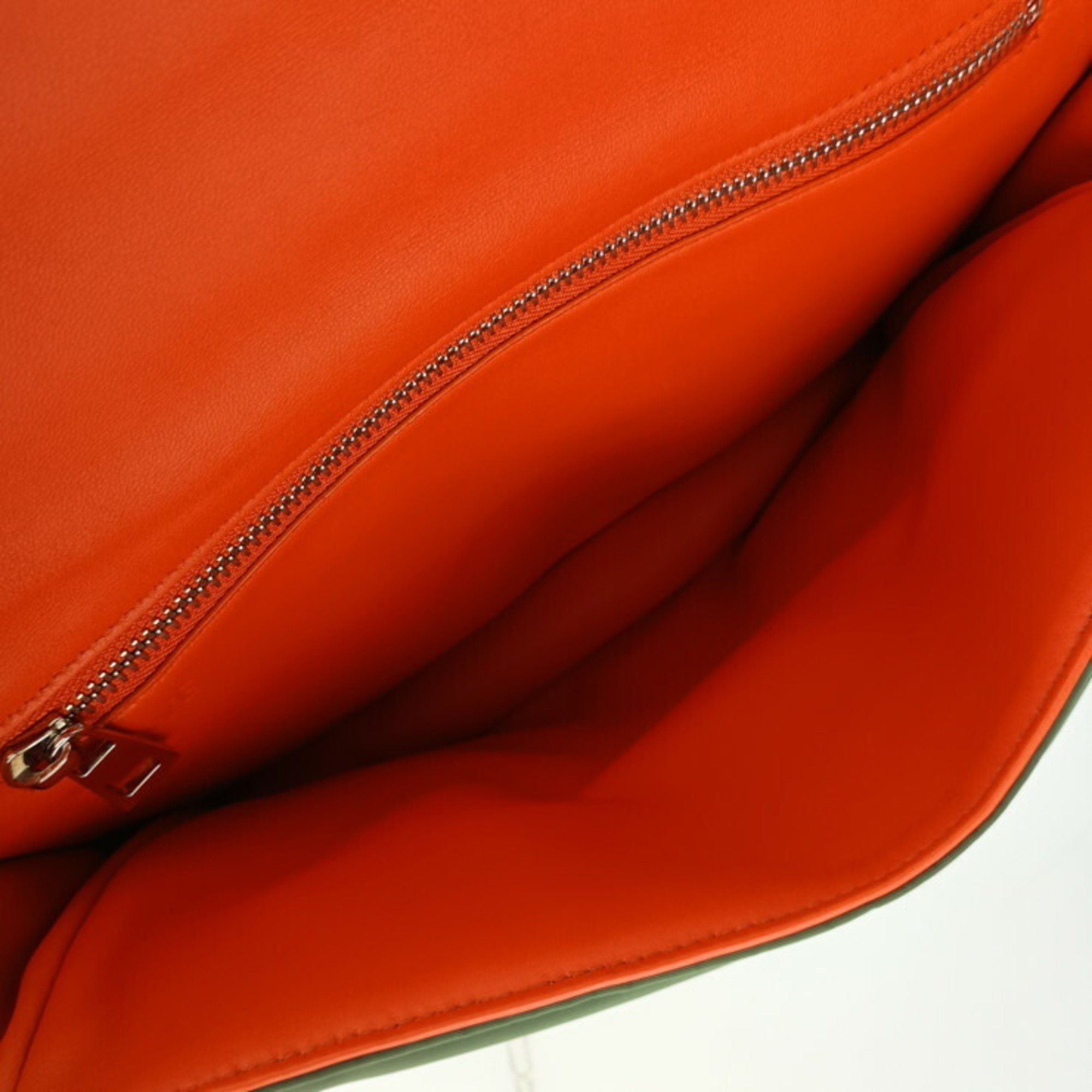 Loewe LOEWE GOYA PUFFER Shoulder/Crossbody Bag B896G22 Khaki Orange Nylon for Men and Women Size ONE SIZE - 8 Thumbnail