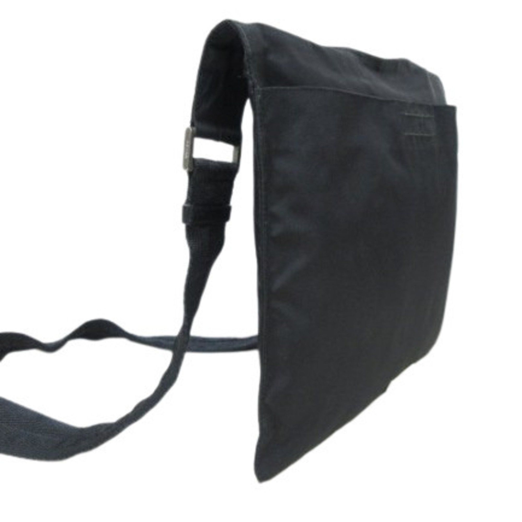 Prada PRADA Triangle Shoulder Bag - Black Nylon and Leather, Men's Women's, No Gusset, Mark Size ONE SIZE - 2 Thumbnail