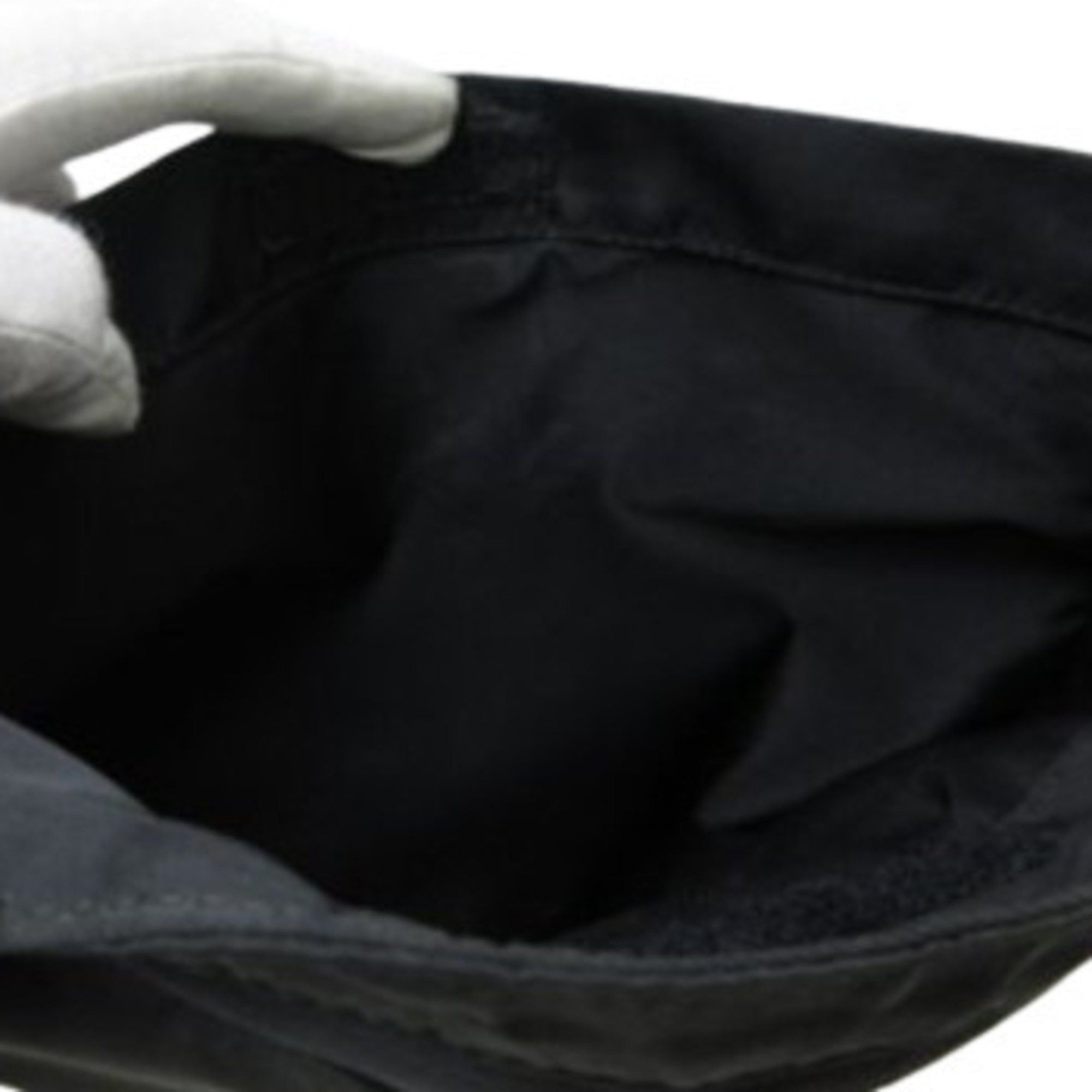 Prada PRADA Triangle Shoulder Bag - Black Nylon and Leather, Men's Women's, No Gusset, Mark Size ONE SIZE - 9 Thumbnail