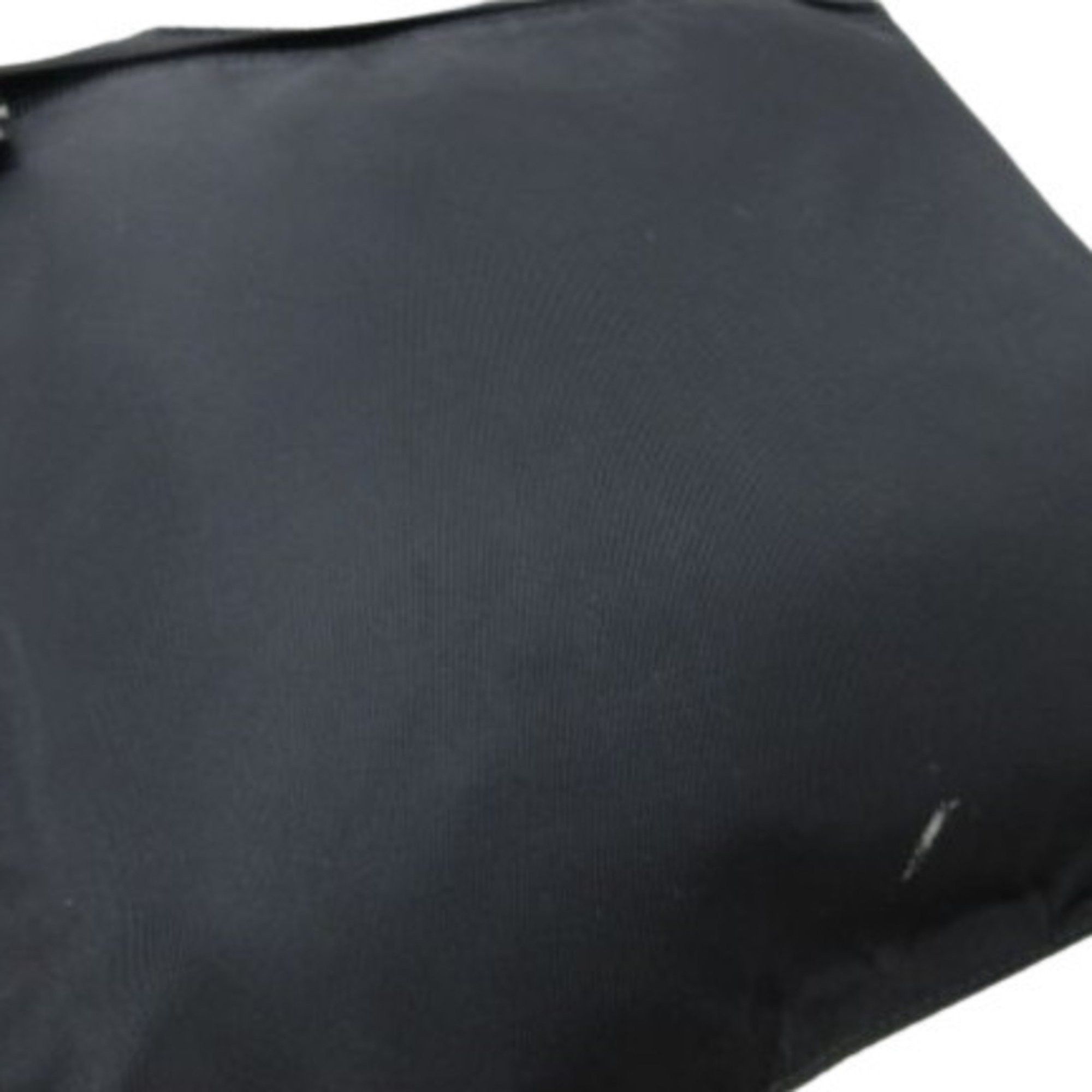 Prada PRADA Triangle Shoulder Bag - Black Nylon and Leather, Men's Women's, No Gusset, Mark Size ONE SIZE - 4 Thumbnail