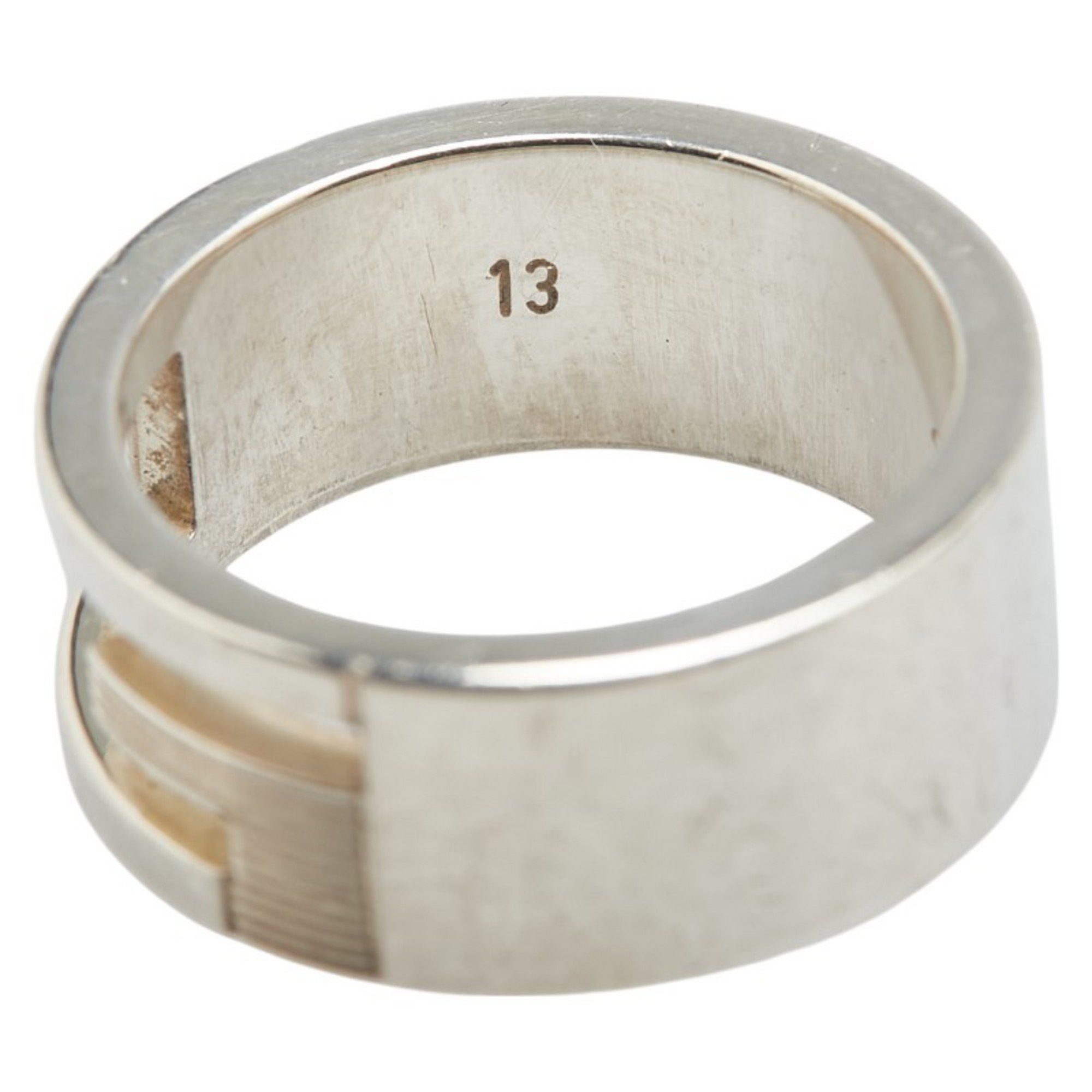 Gucci Gucci Branded G Ring #13 SV925 Silver Men's GUCCI Size ONE SIZE - 6 Thumbnail